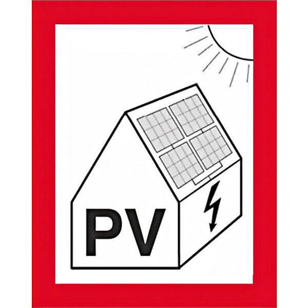 CIMCO Brandschutzzeichen Hinw. PV-Anl+Batt 182799